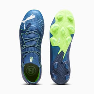 FUTURE ULTIMATE FG/AG Men's Football Boots, Persian Blue-PUMA White-Pro Green, extralarge-IND