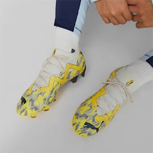 FUTURE ULTIMATE FG/AG Women's Football Boots, Sedate Gray-Asphalt-Yellow Blaze, extralarge-GBR
