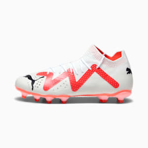 FUTURE PRO FG/AG Men's Football Boots, PUMA White-PUMA Black-Fire Orchid, extralarge-GBR