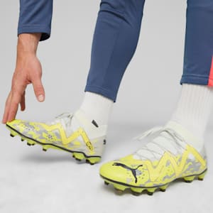 FUTURE PRO FG/AG Men's Football Boots, Sedate Gray-Asphalt-Yellow Blaze, extralarge-GBR