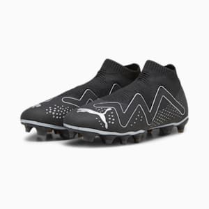 FUTURE MATCH+ LL FG/AG Men's Football Boots, PUMA Black-PUMA Silver, extralarge-GBR