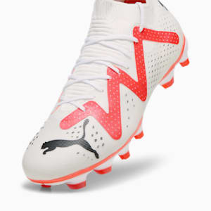 FUTURE MATCH FG/AG Women's Soccer Cleats, PUMA White-PUMA Black-Fire Orchid, extralarge