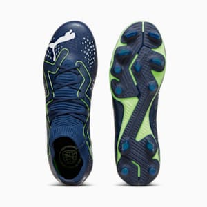 Tacos de fútbol FUTURE MATCH FG/AG para mujer, Persian Blue-PUMA White-Pro Green, extralarge