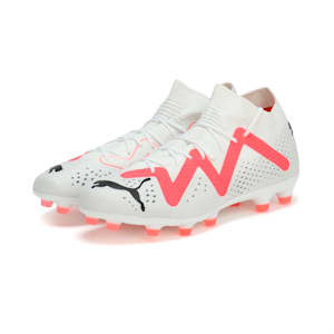メンズ フューチャー マッチ HG/AG サッカー スパイク, PUMA White-PUMA Black-Fire Orchid, extralarge-JPN