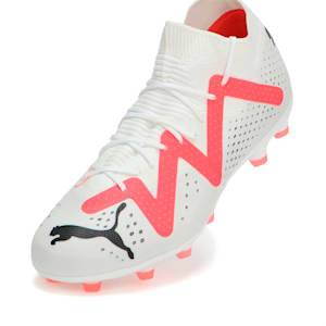 メンズ フューチャー マッチ HG/AG サッカー スパイク, PUMA White-PUMA Black-Fire Orchid, extralarge-JPN