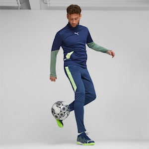 Souliers de soccer à crampons FUTURE MATCH IT, homme, Bleu Perse – Blanc PUMA – Vert Pro, très grand