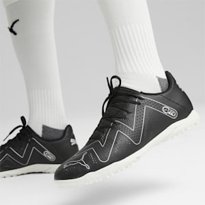 FUTURE PLAY TT Men's Football Boots, PUMA Black-PUMA Silver, extralarge-GBR
