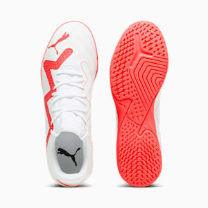 Tacos de futbol FUTURE PLAY TT Hombre, PUMA White-Fire Orchid, extralarge
