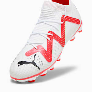 FUTURE PRO FG/AG Youth Football Boots, PUMA White-PUMA Black-Fire Orchid, extralarge-GBR
