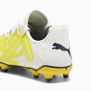 FUTURE PLAY FG/AG Youth Football Boots, Sedate Gray-Asphalt-Yellow Blaze, extralarge-GBR