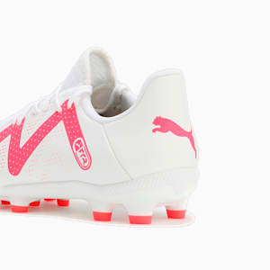 キッズ フューチャー プレイ HG + MID サッカー スパイク 20-24.5cm, PUMA White-Fire Orchid, extralarge-JPN