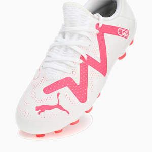キッズ フューチャー プレイ HG + MID サッカー スパイク 20-24.5cm, PUMA White-Fire Orchid, extralarge-JPN