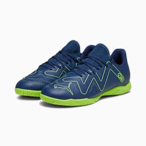 FUTURE PLAY IT Youth Football Boots, Persian Blue-Pro Green, extralarge-GBR