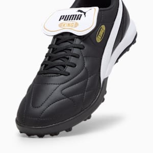 Tacos de Futbol KING TOP TT, PUMA Black-PUMA White-PUMA Gold, extralarge