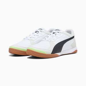 メンズ プレッシング IIII IT サッカー トレーニング シューズ, PUMA White-PUMA Black-PUMA Silver, extralarge-JPN