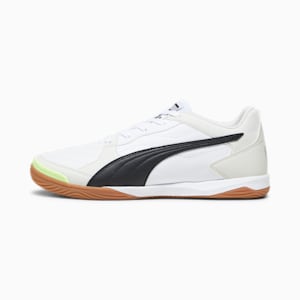 メンズ プレッシング IIII IT サッカー トレーニング シューズ, PUMA White-PUMA Black-PUMA Silver, extralarge-JPN