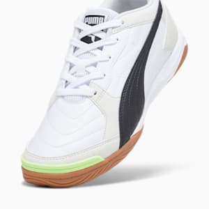 メンズ プレッシング IIII IT サッカー トレーニング シューズ, PUMA White-PUMA Black-PUMA Silver, extralarge-JPN