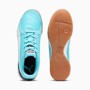 メンズ プレッシング IIII IT サッカー トレーニング シューズ, Team Aqua-PUMA White-PUMA Black, extralarge-JPN