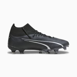 Tacos de fútbol ULTRA PRO FG/AG para hombre, PUMA Black-Asphalt, extralarge