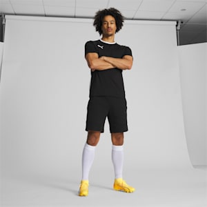 Tacos de fútbol ULTRA PRO FG/AG para hombre, Yellow Blaze-PUMA White-PUMA Black, extralarge