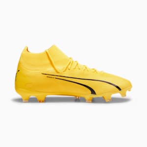 ULTRA PRO FG/AG Men's Football Boots, Yellow Blaze-PUMA White-PUMA Black, extralarge-GBR