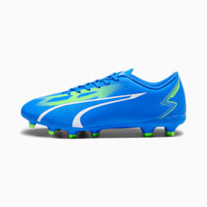 ULTRA PLAY FG/AG Men's Football Boots, Ultra Blue-PUMA White-Pro Green, extralarge-IND