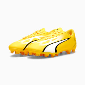 ULTRA PLAY FG/AG Men's Football Boots, Yellow Blaze-PUMA White-PUMA Black, extralarge-GBR