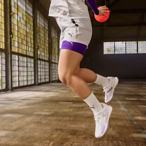 Accelerate NITRO™ SQD Indoor Shoes, PUMA White-Vivid Violet, extralarge