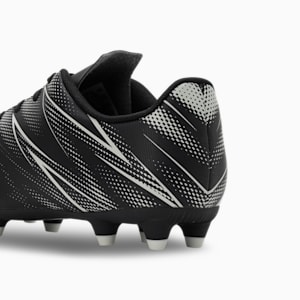 ATTACANTO FG/AG Men's Lightweight Football Boots, PUMA Black-Silver Mist, extralarge-IND