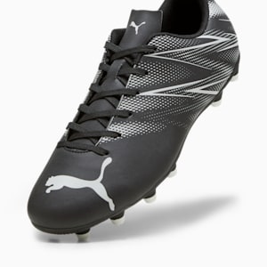 Tacos de futbol ATTACANTO FG/AG, PUMA Black-Silver Mist, extralarge