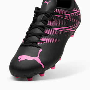 ATTACANTO FG/AG Men's Lightweight Football Boots, PUMA Black-Poison Pink, extralarge-IND