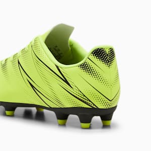 ATTACANTO FG/AG Men's Football Boots, Electric Lime-PUMA Black, extralarge-IND