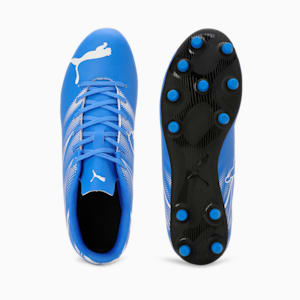 ATTACANTO FG/AG Men's Lightweight Football Boots, Bluemazing-PUMA White, extralarge-IND