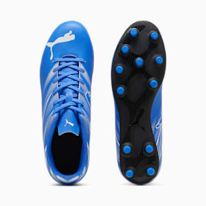 ATTACANTO FG/AG Men's Soccer Cleats, Bluemazing-PUMA White, extralarge