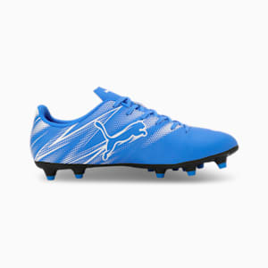 ATTACANTO FG/AG Men's Lightweight Football Boots, Bluemazing-PUMA White, extralarge-IND