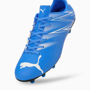ATTACANTO FG/AG Men's Lightweight Football Boots, Bluemazing-PUMA White, extralarge-IND