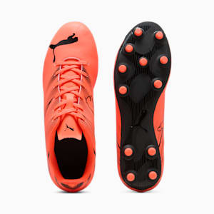 Tacos de futbol ATTACANTO FG/AG, Glowing Red-PUMA Black, extralarge