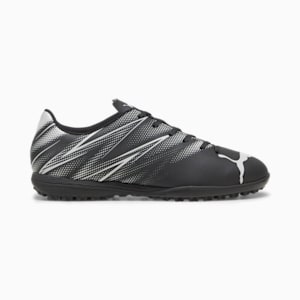 ATTACANTO Turf Training Men's Soccer Cleats, PUMA Black-Silver Mist, extralarge