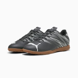 ATTACANTO Men's Indoor Court Shoes, PUMA Black-Silver Mist, extralarge-IND
