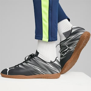 Tacos de futbol ATTACANTO IT, PUMA Black-Silver Mist, extralarge