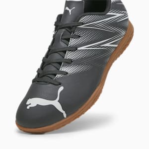 ATTACANTO Men's Indoor Court Shoes, PUMA Black-Silver Mist, extralarge-IND