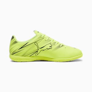 ATTACANTO Men's Indoor Court Shoes, Electric Lime-PUMA Black, extralarge-IND