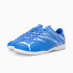 ATTACANTO Men's Indoor Court Shoes, Bluemazing-PUMA White, extralarge-IND