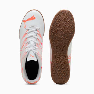 メンズ アタッカント IT サッカー トレーニングシューズ, PUMA White-Glowing Red, extralarge-JPN