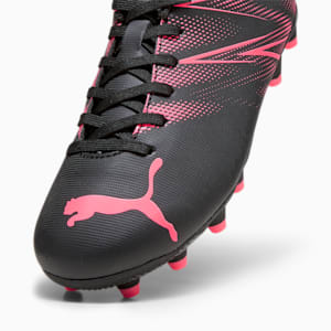 ATTACANTO FG/AG Youth Football Boots, PUMA Black-Fire Orchid, extralarge-IND