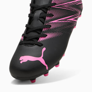 Chaussure de soccer ATTACANTO FG/AG Jeune, PUMA Black-Poison Pink, extralarge