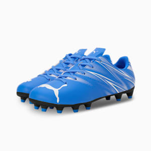 ATTACANTO FG/AG Youth Football Boots, Bluemazing-PUMA White, extralarge-IND
