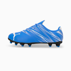 ATTACANTO FG/AG Youth Football Boots, Bluemazing-PUMA White, extralarge-IND