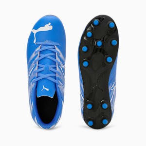 ATTACANTO FG/AG Youth Football Boots, Bluemazing-PUMA White, extralarge-IND