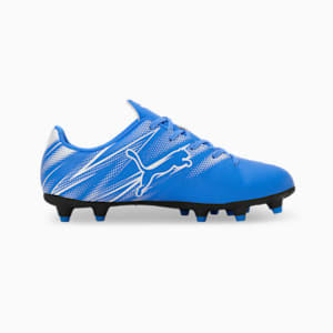 ATTACANTO FG/AG Youth Football Boots, Bluemazing-PUMA White, extralarge-IND